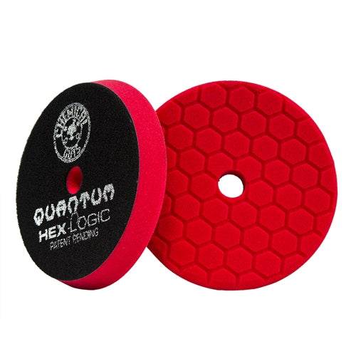 CHEMICAL GUYS HEX-LOGIC QUANTUM BUFFING PAD - RED -5.5″ - The Drivers HQ