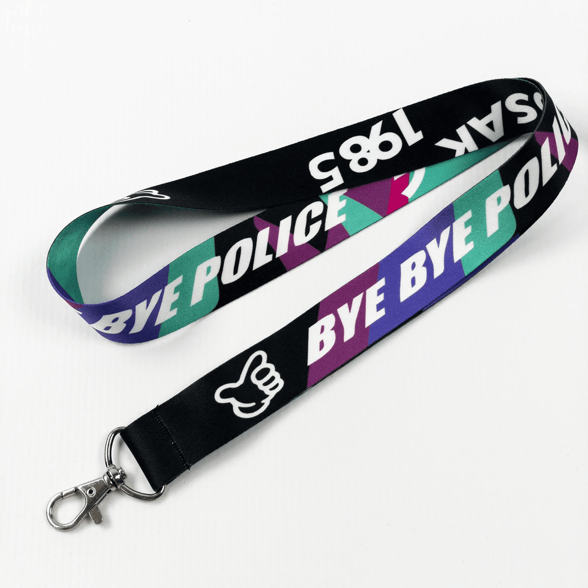 Strictly Static Bye Bye Police Lanyard - The Drivers HQ