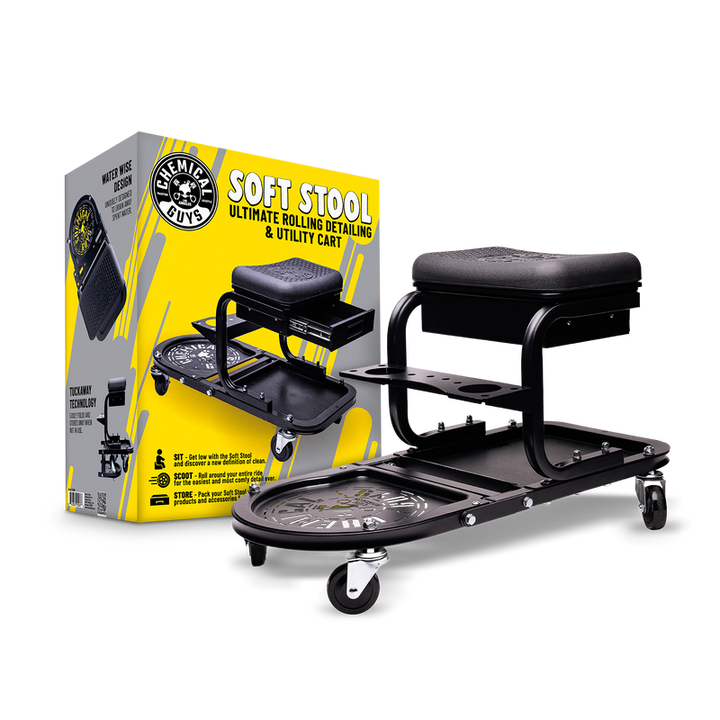 CHEMICAL GUYS SOFT STOOL ULTIMATE UTILITY DETAILING CART