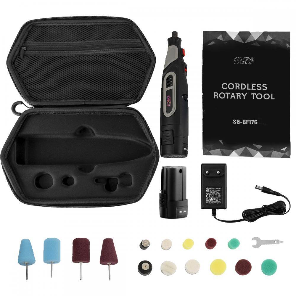 SGCB MINI ROTARY CORDLESS POLISHER KIT 12V - The Drivers HQ