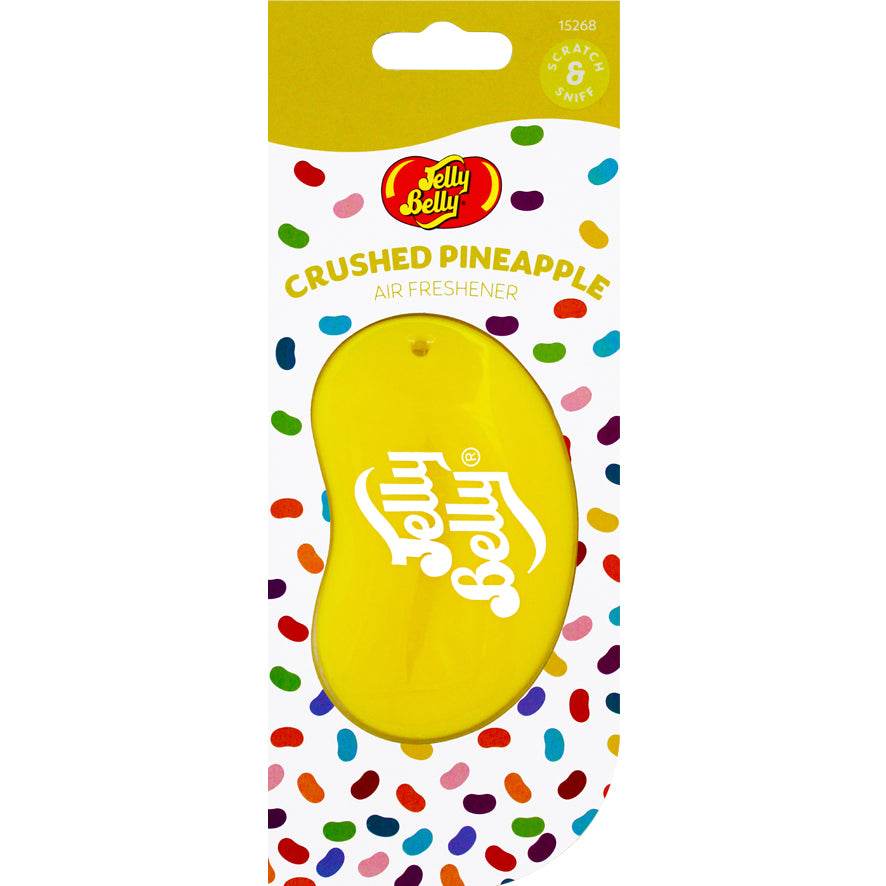 JELLY BELLY CRUSHED PINEAPPLE - 3D AIR FRESHENER - The Drivers HQ