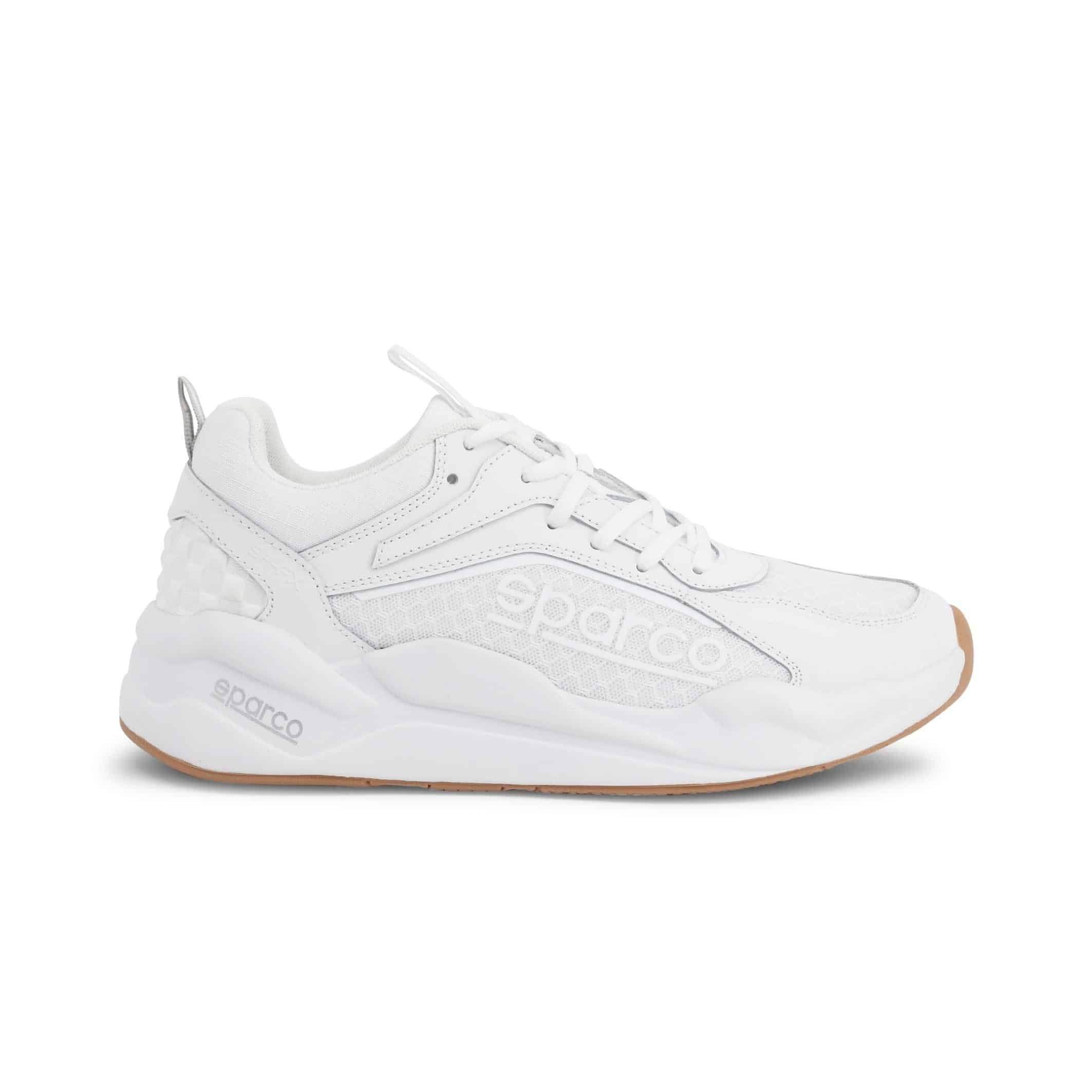 SPARCO SP-FX TRAINERS / SNEAKERS – WHITE - The Drivers HQ