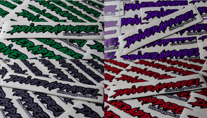 DRIVER APPAREL PRINTED STICKERS - The Drivers HQ