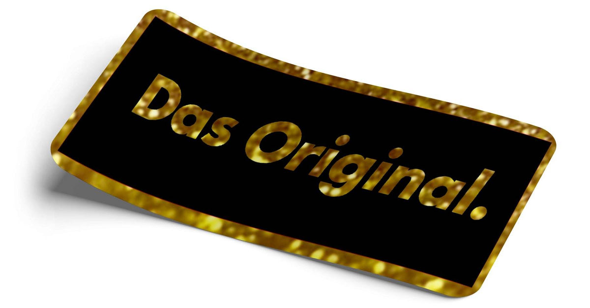 STRICTLY STATIC DAS ORIGINAL GOLD GLITTER SLAP STICKER - The Drivers HQ