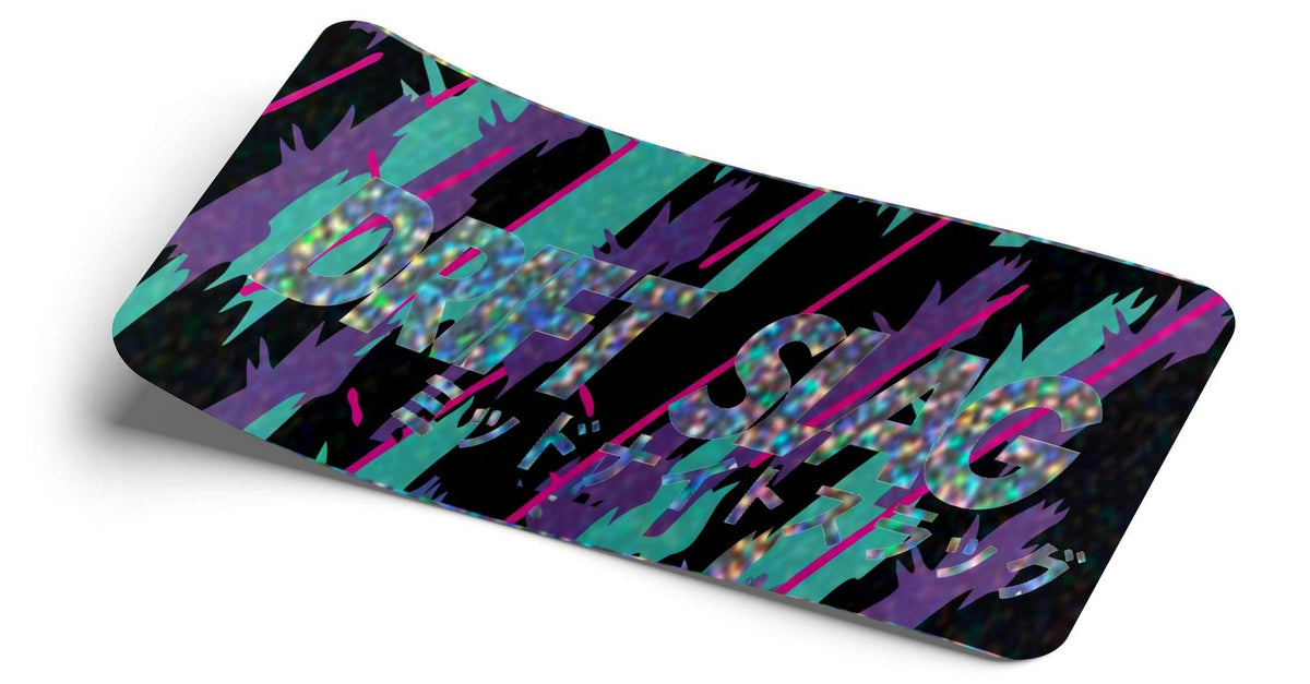 STRICTLY STATIC DRIFT SLAG GLITTER SLAP STICKER - The Drivers HQ