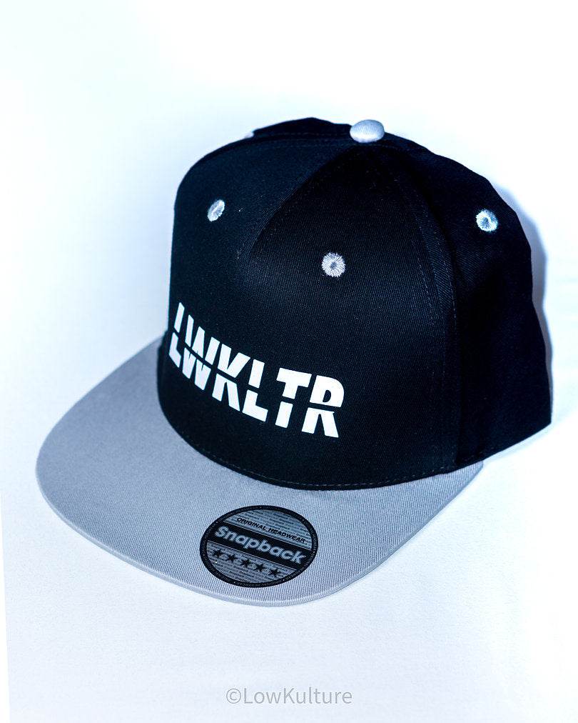 LOWKULTURE GREY/BLACK LWKTR FLAT PEAK - The Drivers HQ