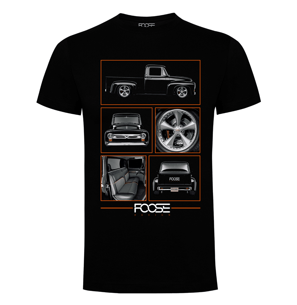Foose F100 Collection Black T-Shirt - The Drivers HQ