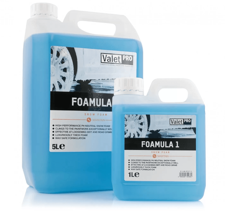 ValetPro Foamula 1 Snow Foam (1L & 5L) - The Drivers HQ