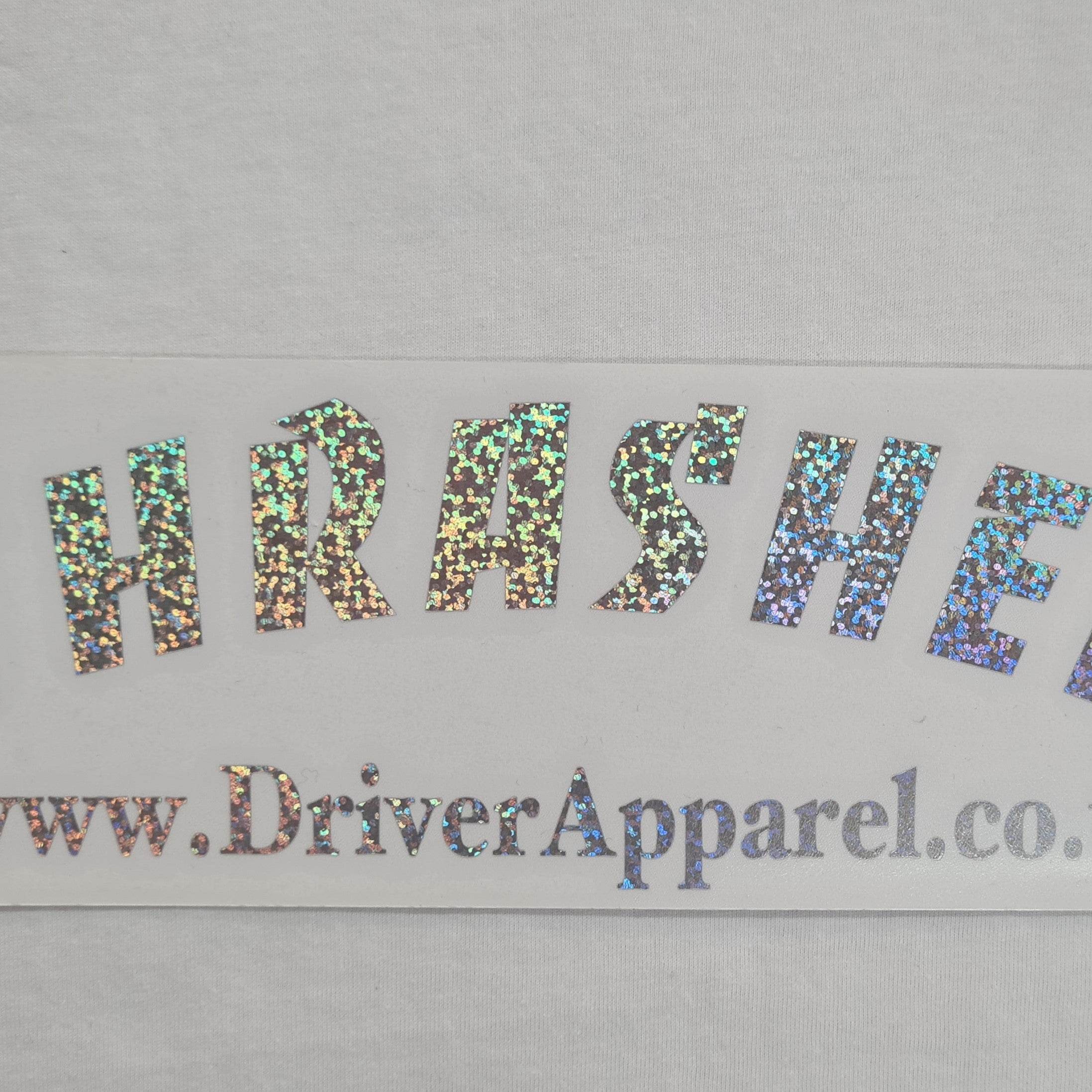 DRIVER APPAREL THRASHED DECAL 23cm - The Drivers HQ