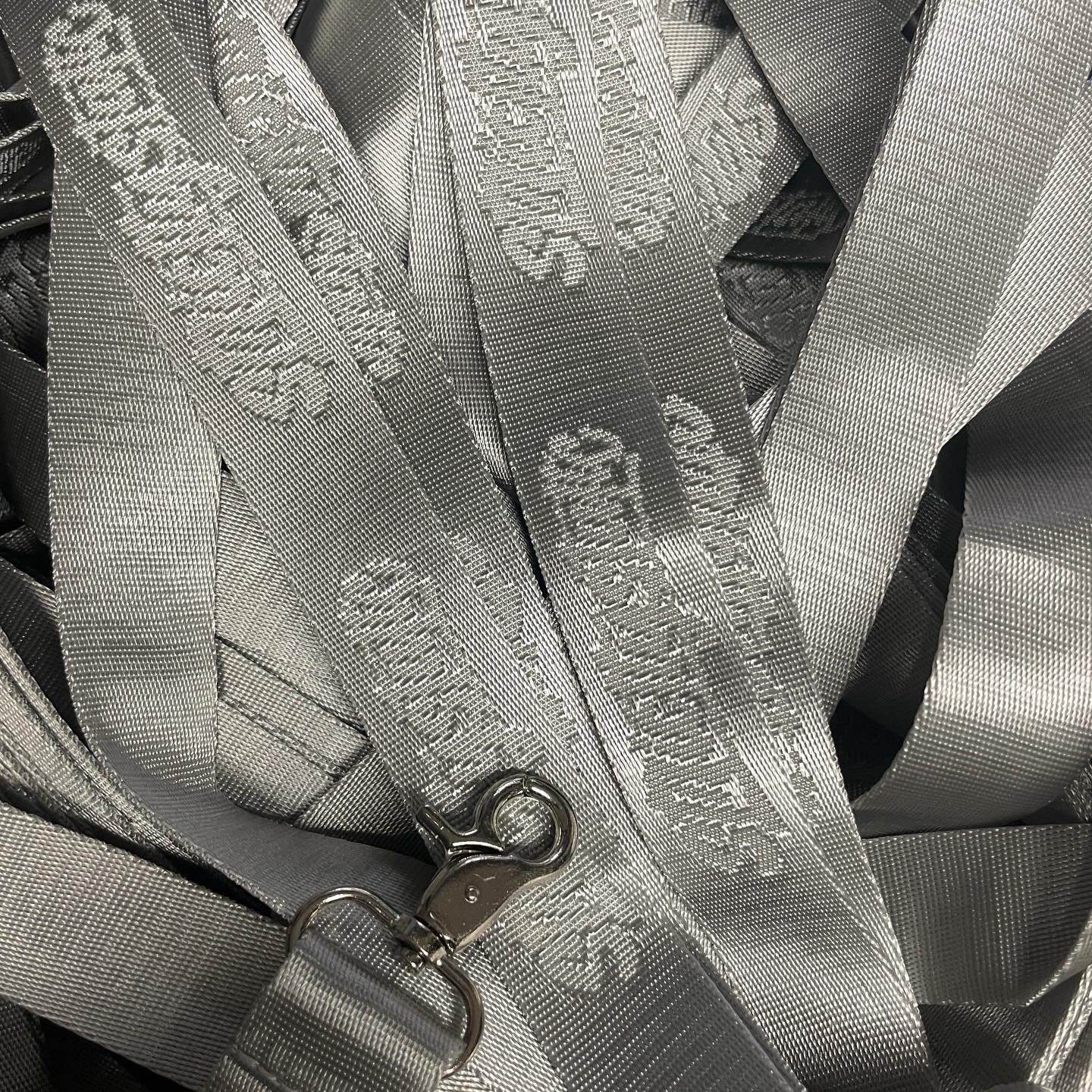 STRICTLY STATIC WOVEN LANYARD GREY - The Drivers HQ