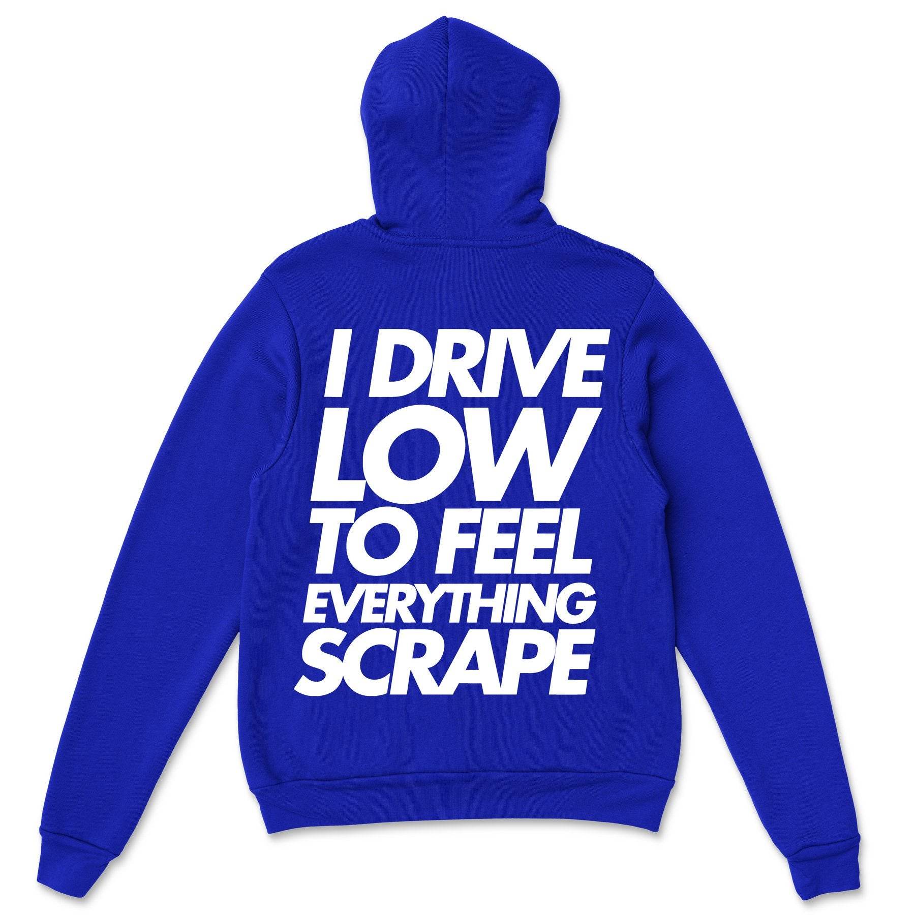 STRICTLY STATIC I DRIVE LOW HOODIE - BLUE - The Drivers HQ