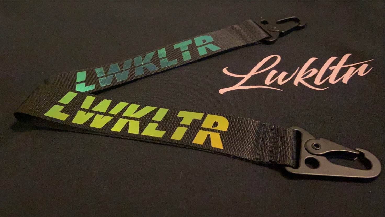 LOW KULTURE HOLOGRAPHIC SHORT LANYARD KEY CLIP - The Drivers HQ