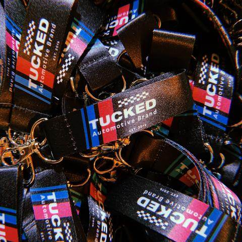 TUCKED STRIPED LANYARD - The Drivers HQ