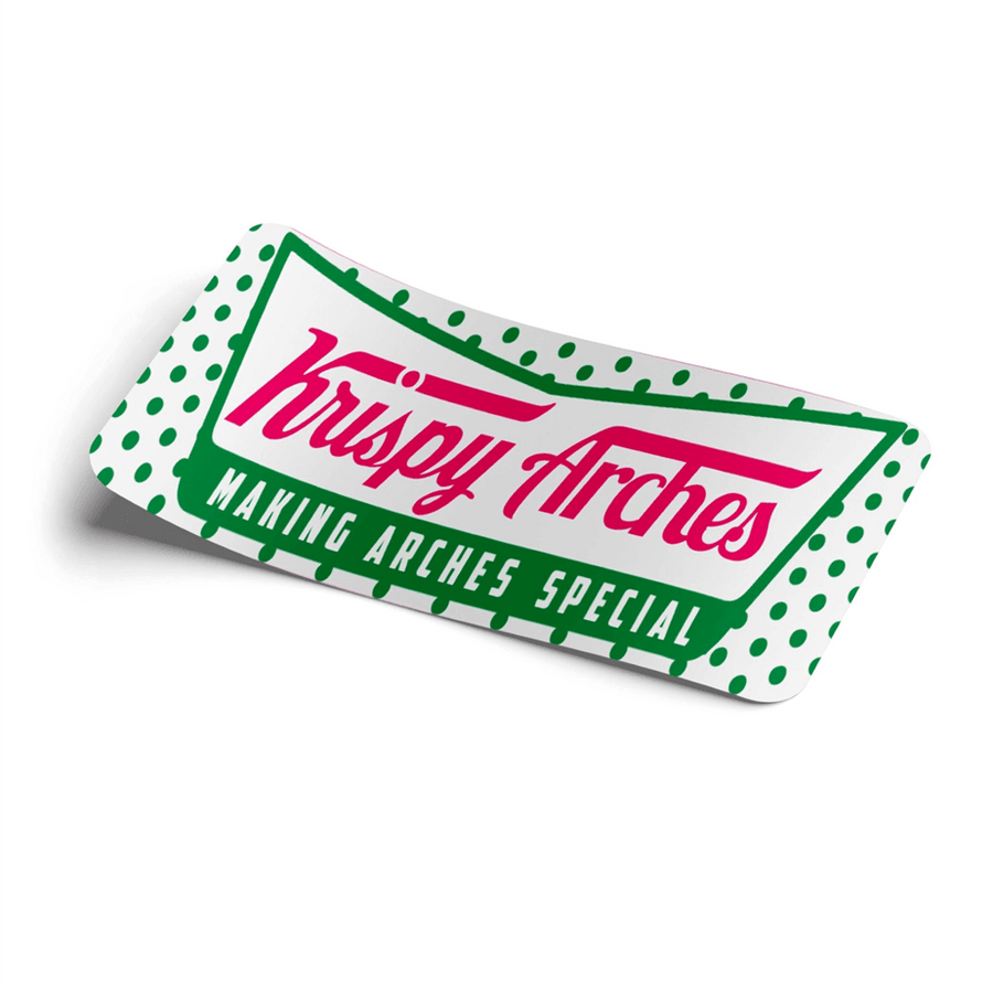 Strictly Static Oh Wait Krispy Arches Slap Sticker - The Drivers HQ