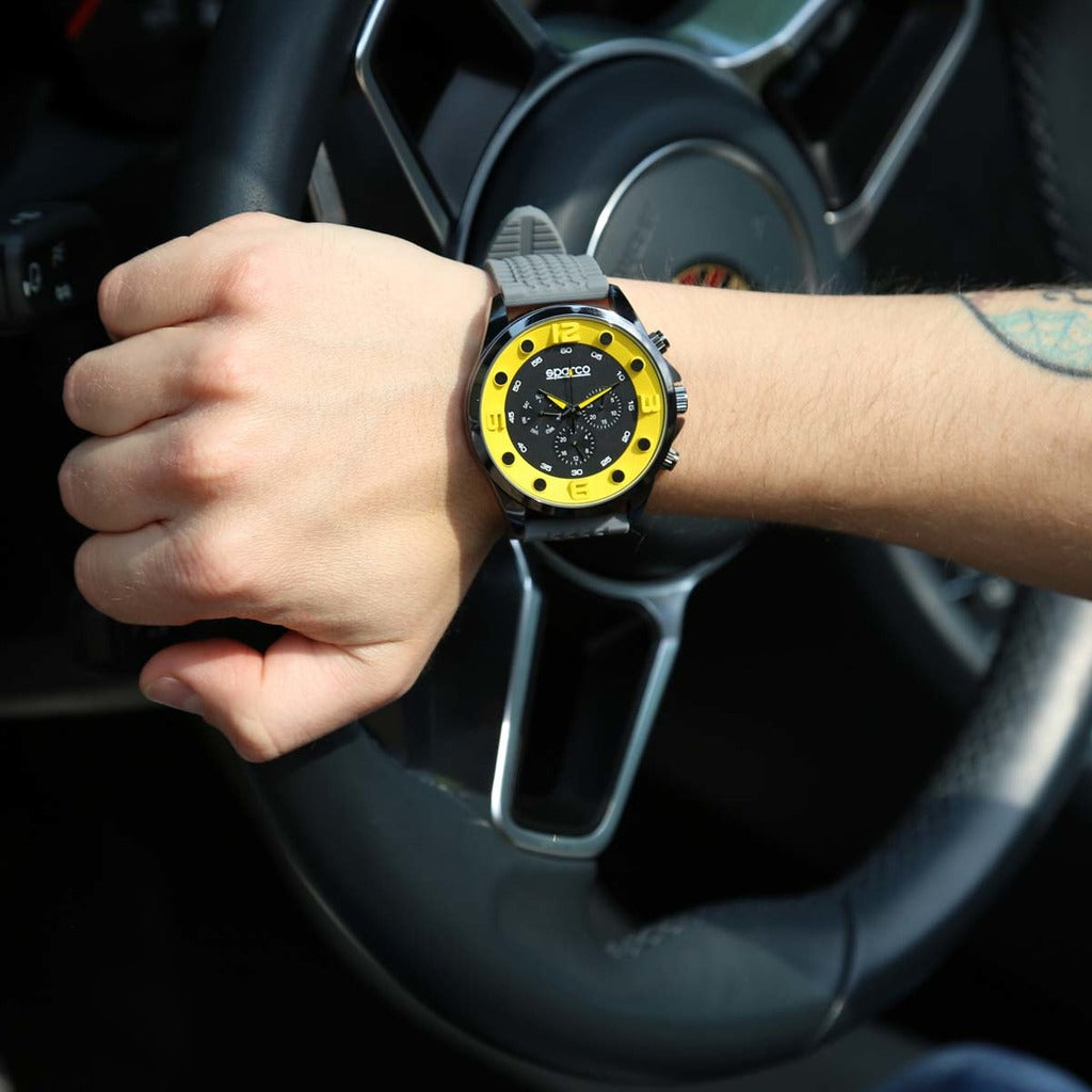 SPARCO FERNANDO WRIST WATCH – YELLOW