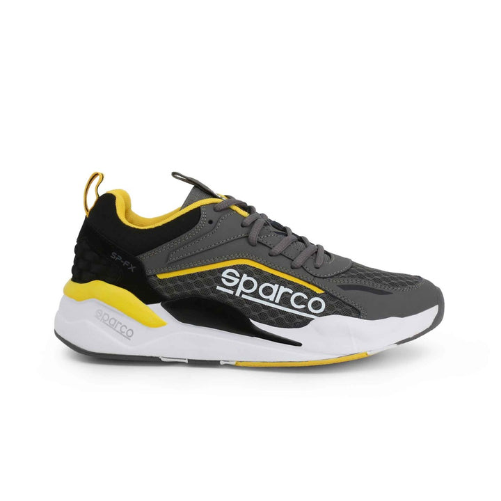 SPARCO SP-FX TRAINERS / SNEAKERS – GREY AND YELLOW