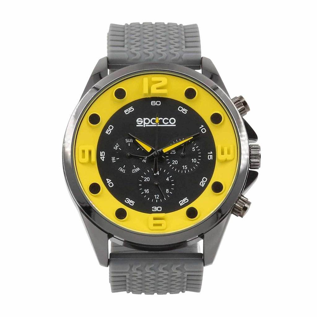 SPARCO FERNANDO WRIST WATCH – YELLOW - The Drivers HQ