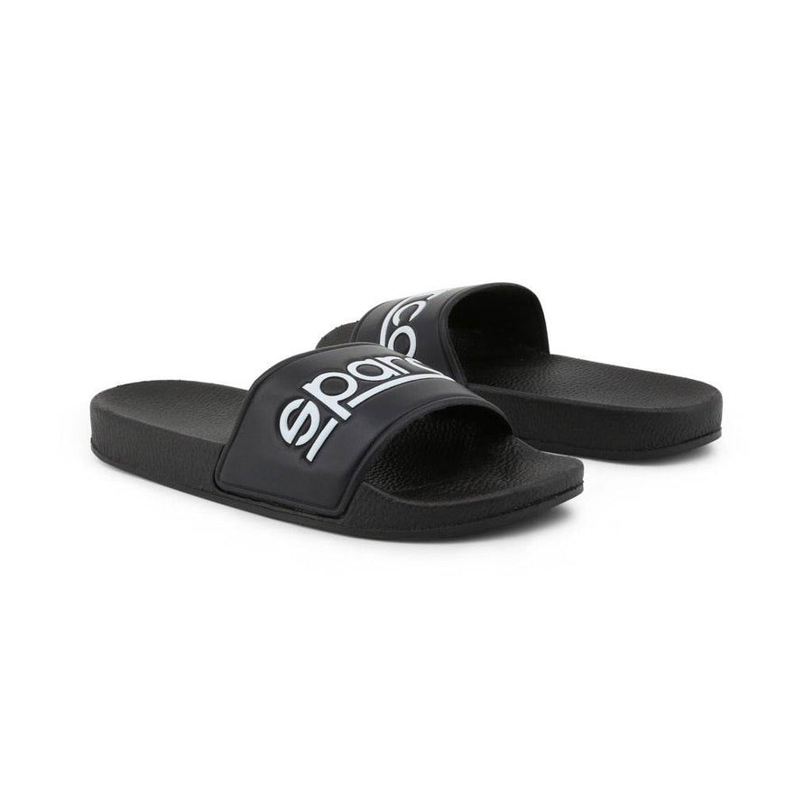 SPARCO FORTALEZA FLIP FLOP / SLIDERS - BLACK - The Drivers HQ