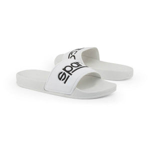 SPARCO FORTALEZA FLIP FLOP / SLIDERS – WHITE - The Drivers HQ