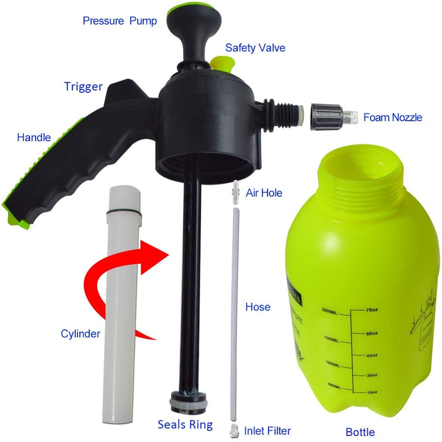 2L HAND PRESSURISED FOAM SPRAYER