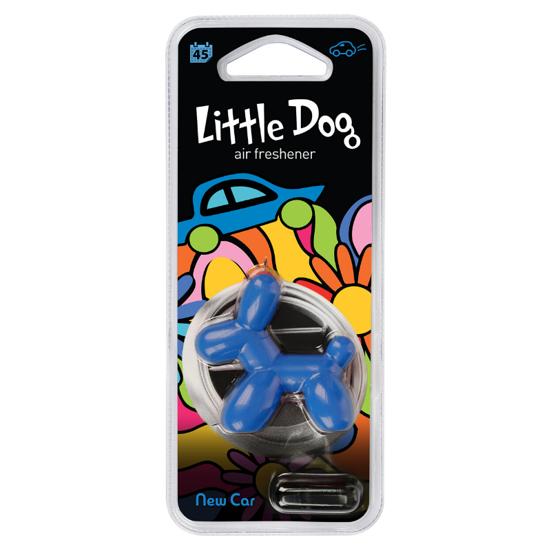 LITTLE DOG BLUE AIRFRESHENER - NEW CAR