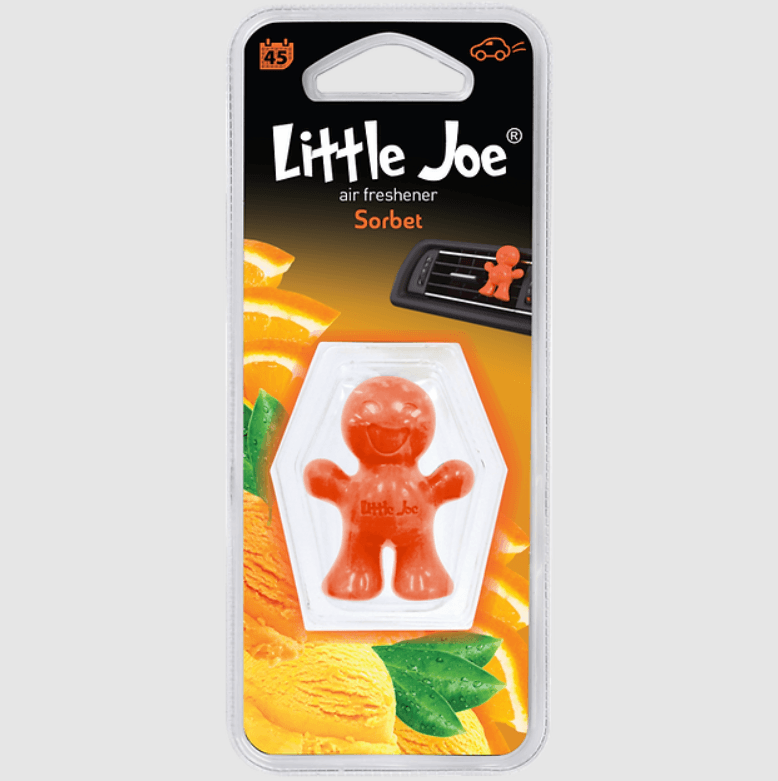 LITTLE JOE VENT CLIP AIRFRESHENER - orange sorbet - The Drivers HQ