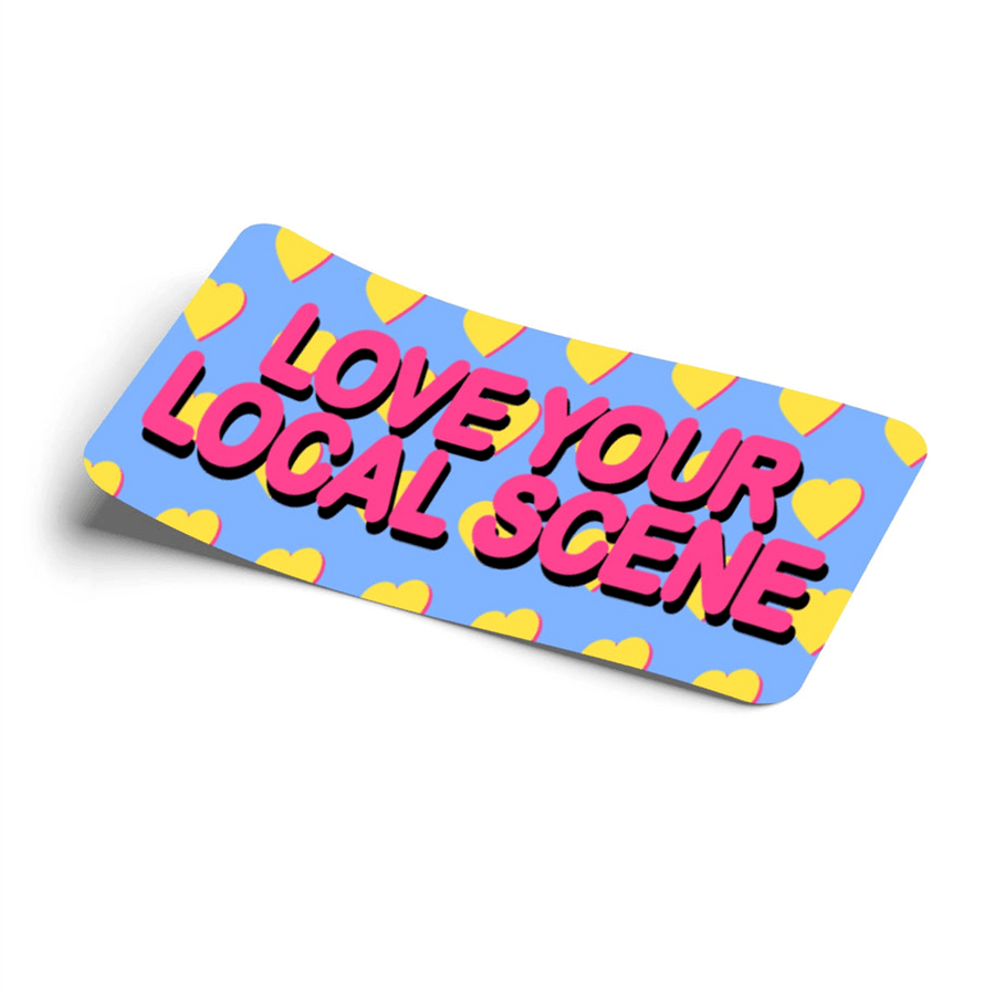 Strictly Static Love Your Local Scene Slap Sticker Decal - The Drivers HQ