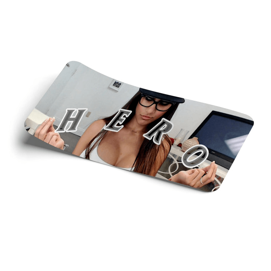 Strictly Static Mia Is A Hero Slap Sticker Decal - The Drivers HQ