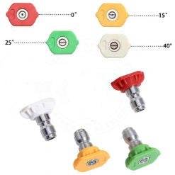 QUICK RELEASE PRESSURE WASH NOZZLE SET (4 PACK) - The Drivers HQ