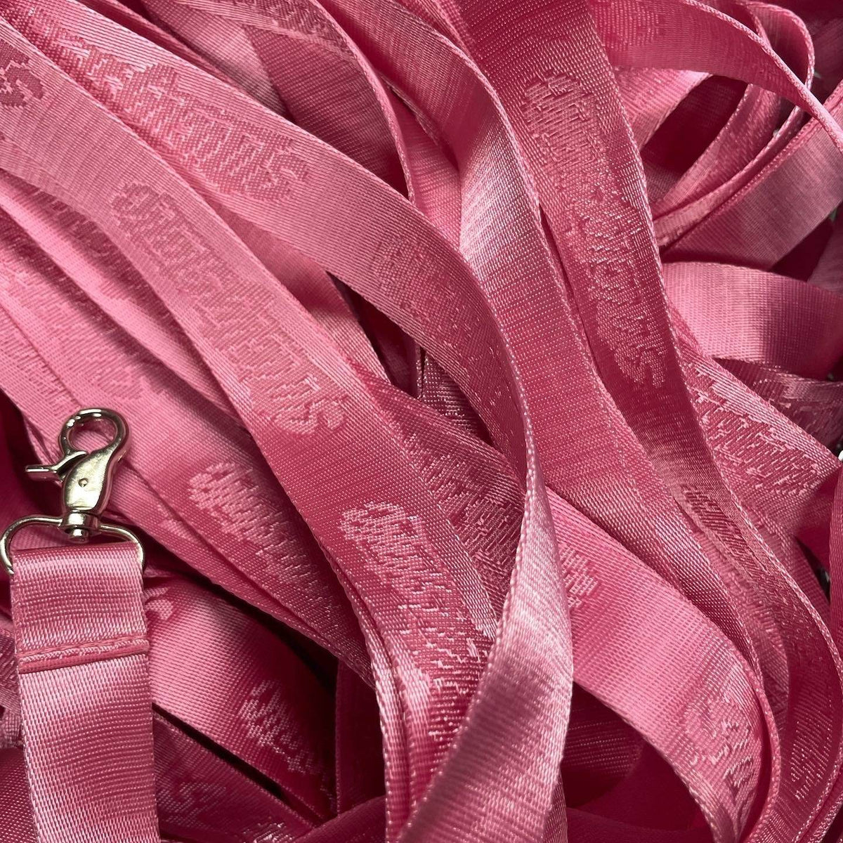 STRICTLY STATIC WOVEN LANYARD PINK - The Drivers HQ