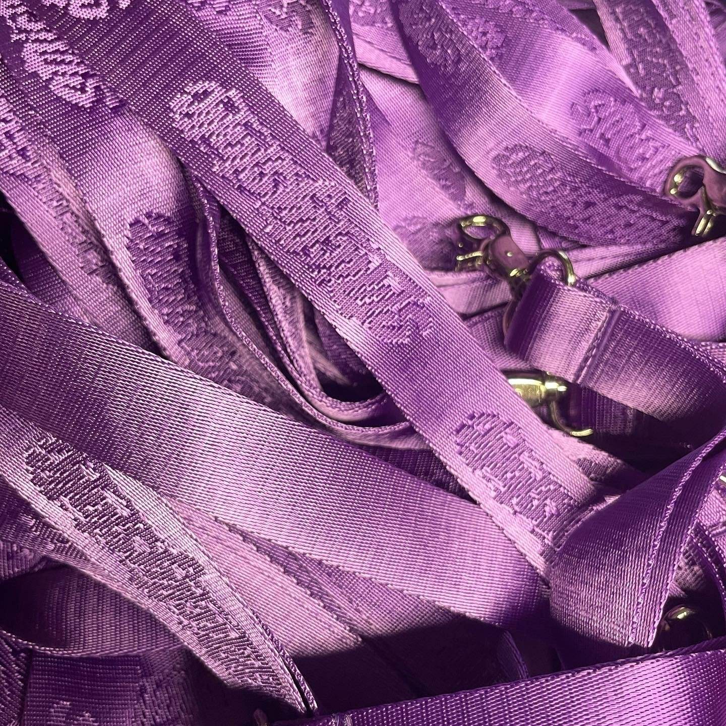 STRICTLY STATIC WOVEN LANYARD PURPLE - The Drivers HQ