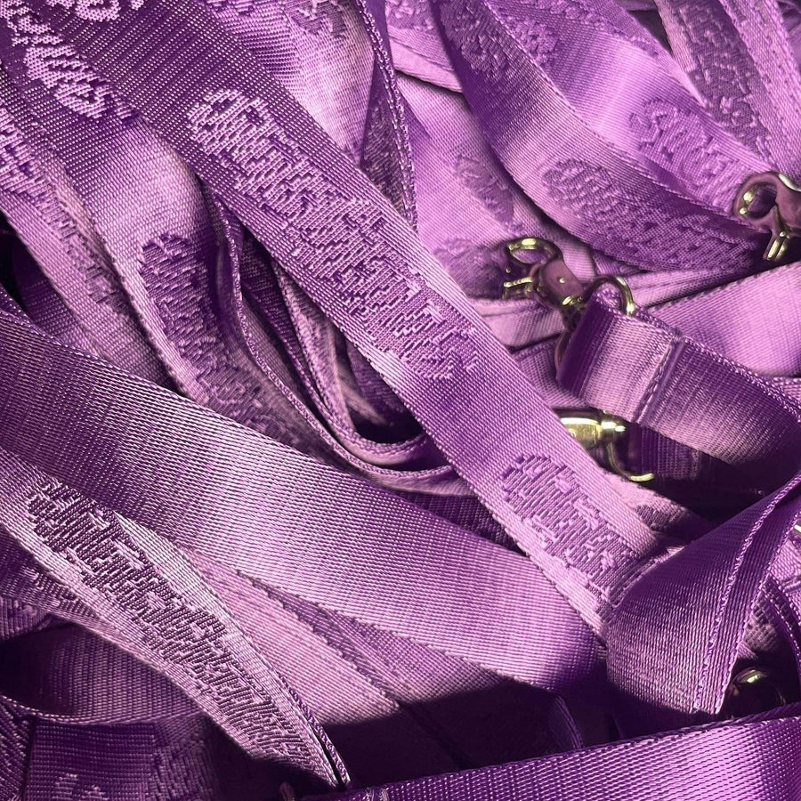 STRICTLY STATIC WOVEN LANYARD PURPLE - The Drivers HQ