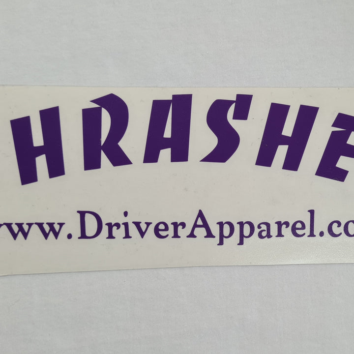 DRIVER APPAREL THRASHED DECAL 23cm