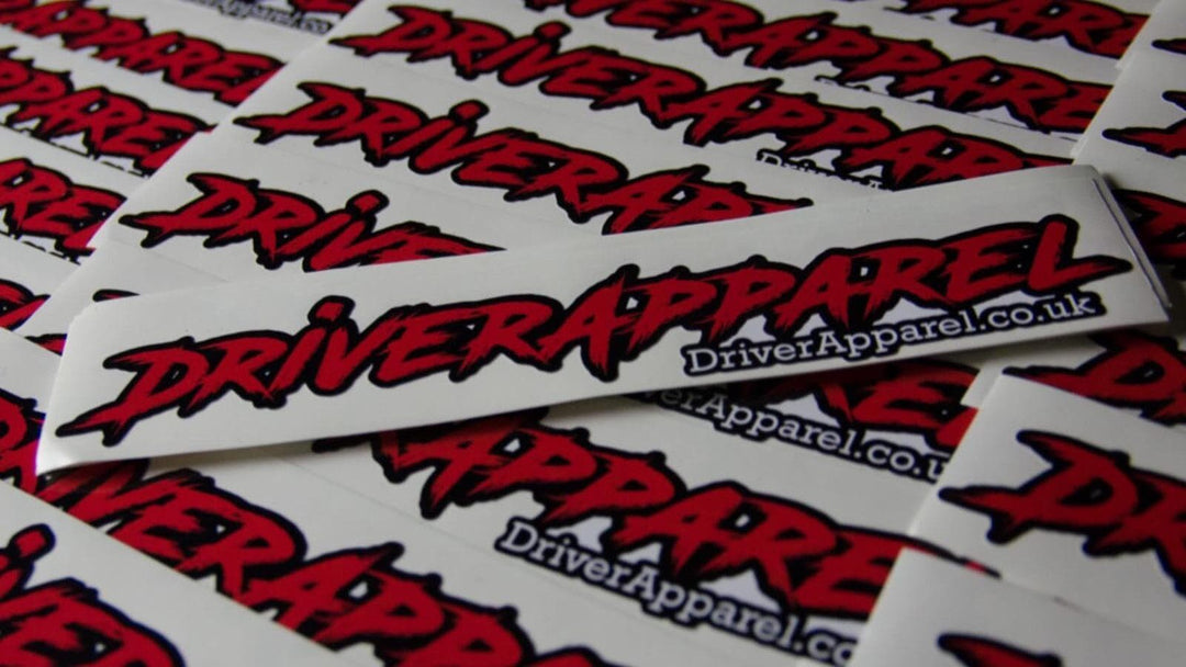 DRIVER APPAREL PRINTED STICKERS