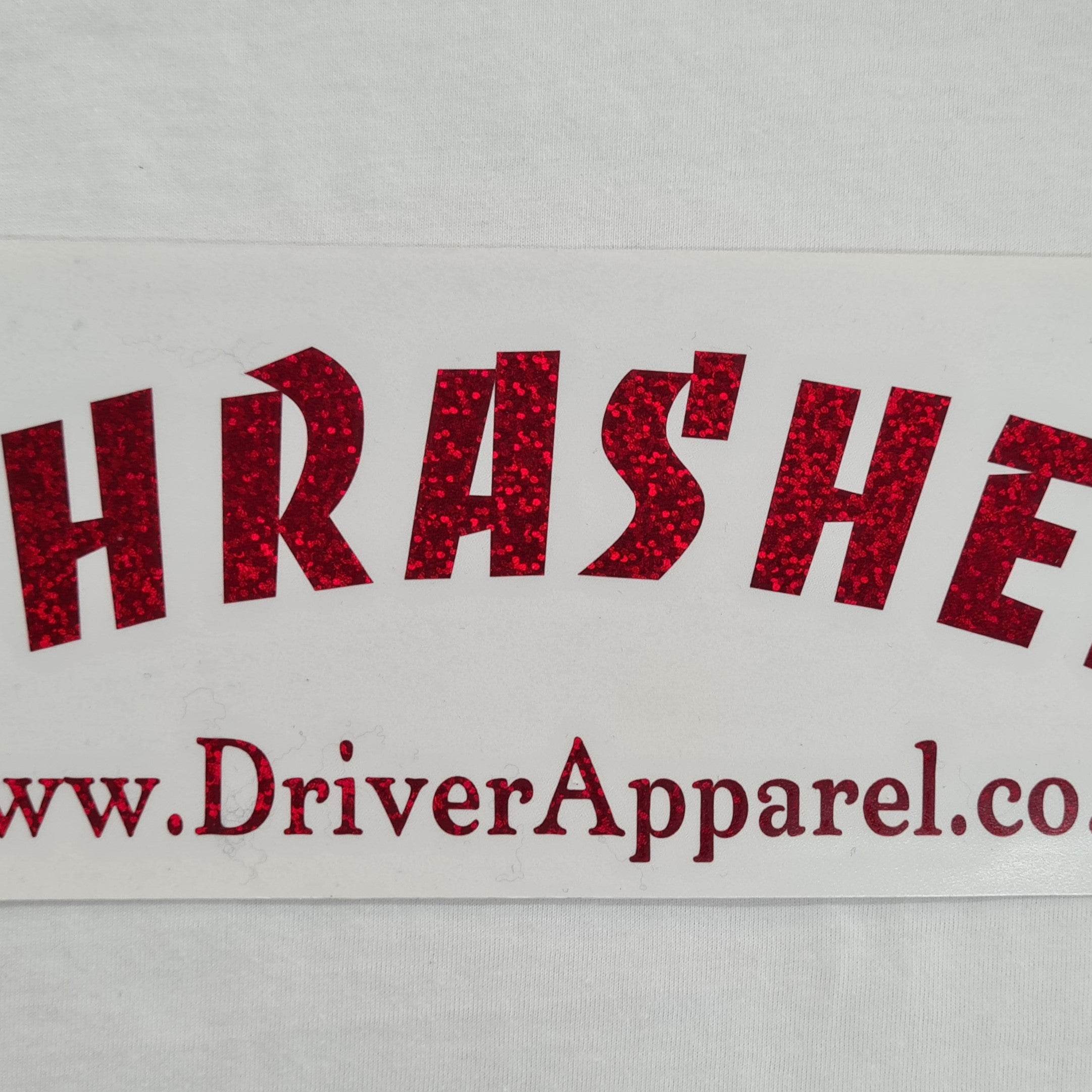 DRIVER APPAREL THRASHED DECAL 23cm - The Drivers HQ