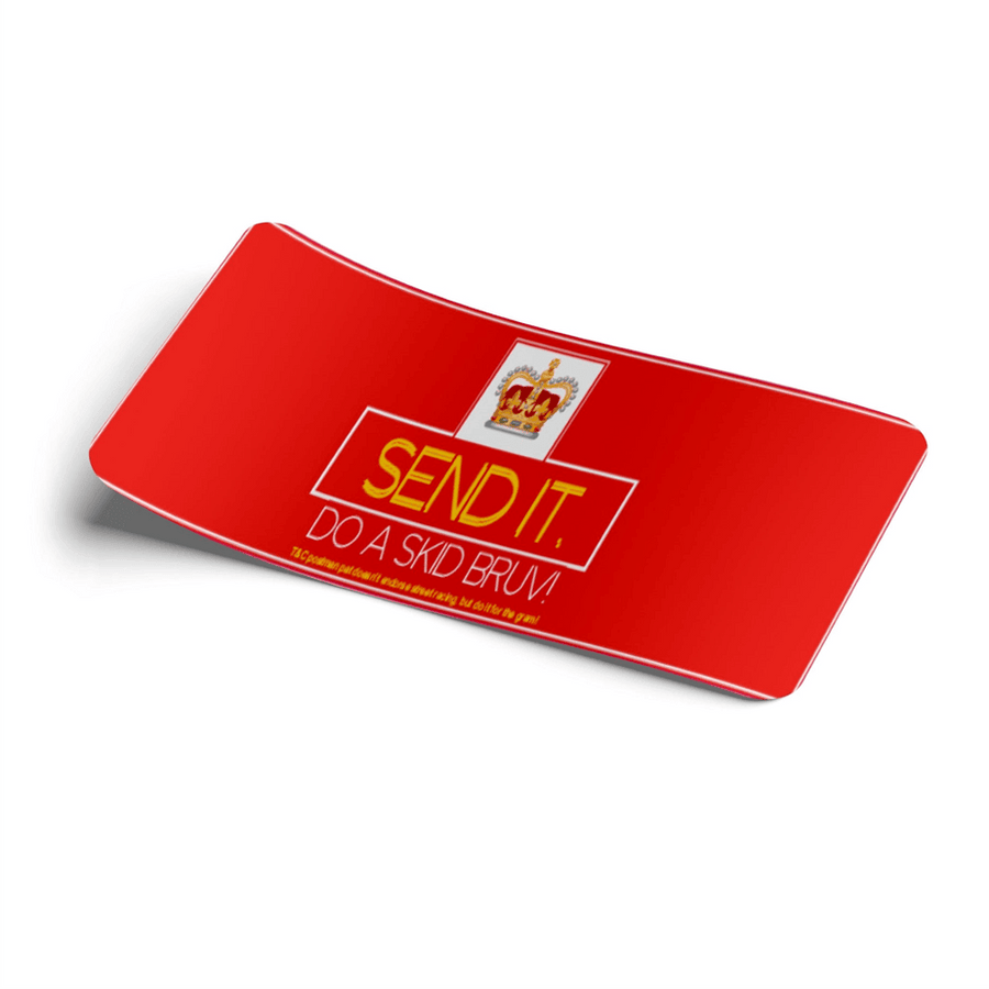 Strictly Static Send It Do A Skid Slap Sticker - The Drivers HQ