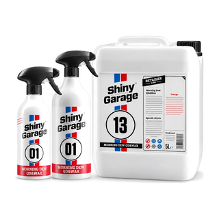 Shiny Garage Morning Dew QD and Wax, product photo on white