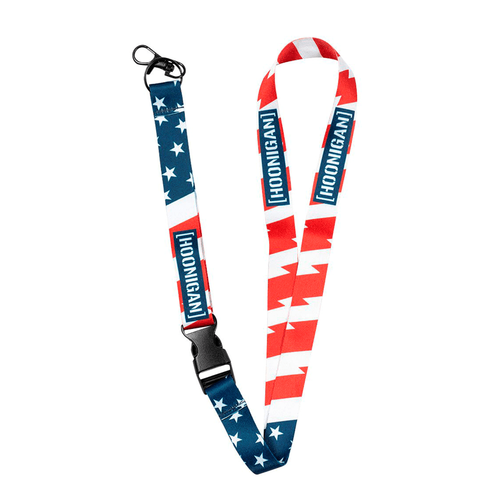 HOONIGAN STARS AND STRIPES LANYARD - The Drivers HQ