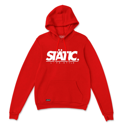 Strictly Static Static Lyfe Hoodie Red - The Drivers HQ
