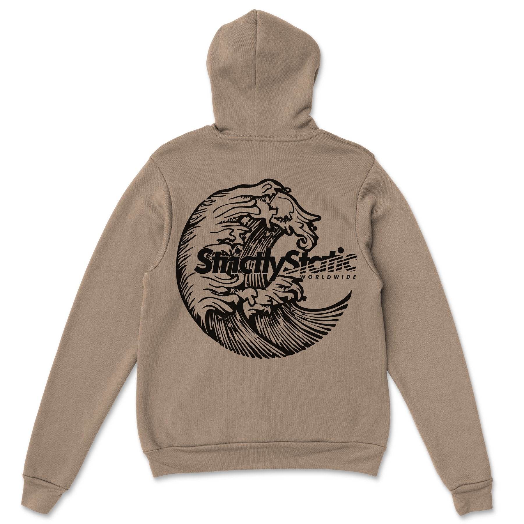 STRICTLY STATIC WAVEY HOODIE - STONE - The Drivers HQ