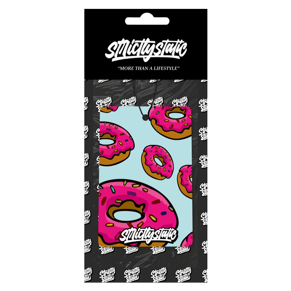 Strictly Static Donuts Air Freshener - Bubblegum - The Drivers HQ