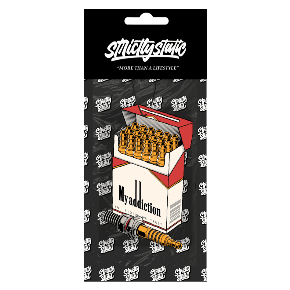Strictly Static My Addiction Air Freshener - Cranberry - The Drivers HQ