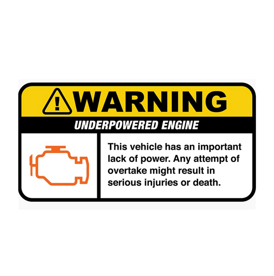 Strictly Static Check Engine Dash Sticker - The Drivers HQ