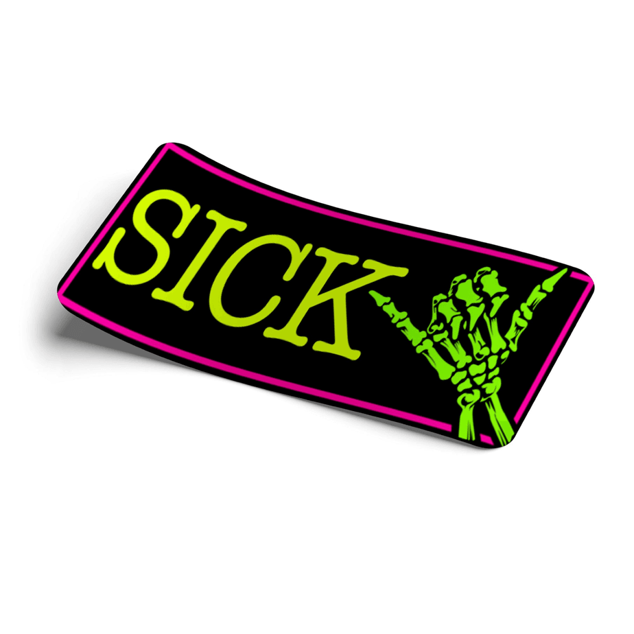Strictly Static Sick Neon Slap Sticker - The Drivers HQ