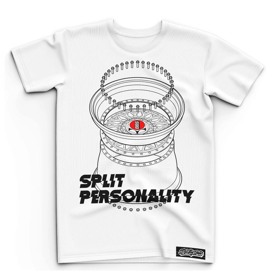 Strictly Static Split Personality White T-Shirt