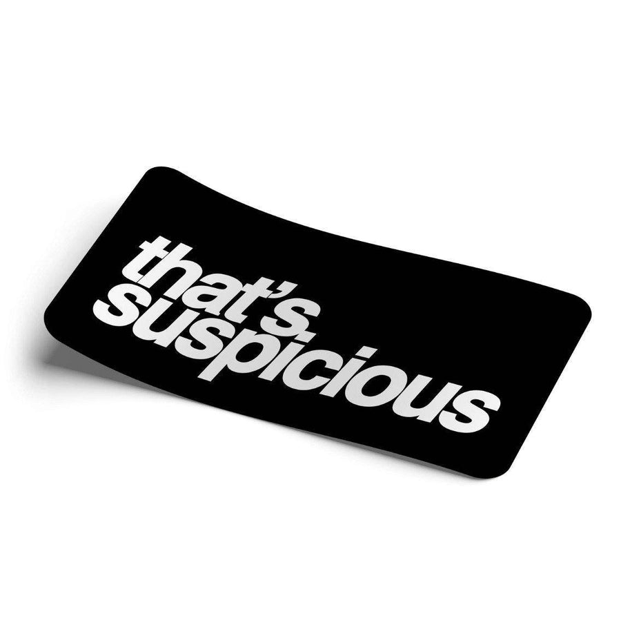 STRICTLY STATIC THAT’S SUSPICIOUS DECAL SLAP - The Drivers HQ