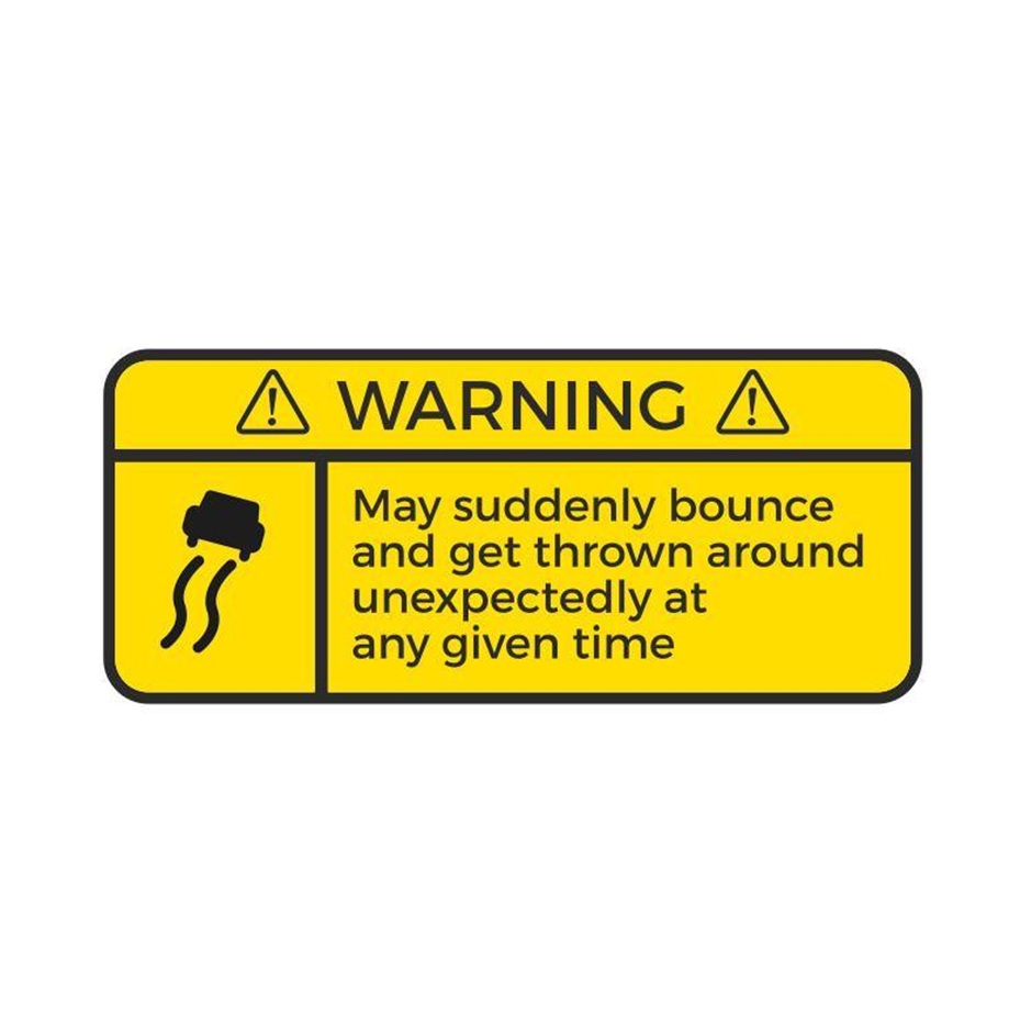 STRICTLY STATIC MAY SUDDENLY BOUNCE DASH STICKER