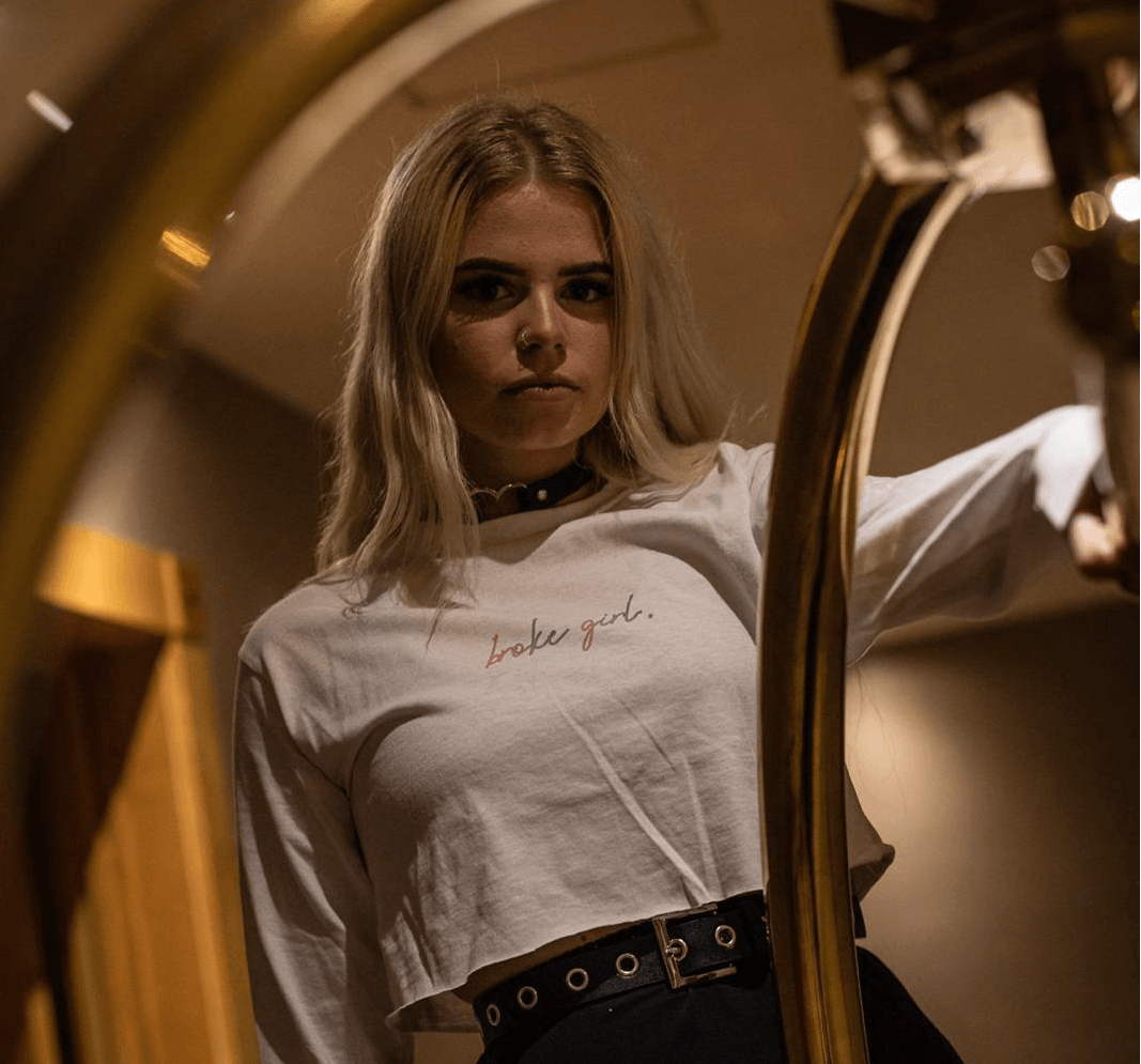 BROKE BOYS BROKE GIRL WHITE CROP TOP - The Drivers HQ